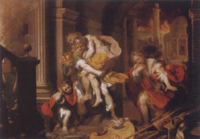 The Flight of Troy, Federico Barocci